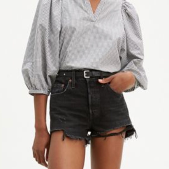 Levi's Pants - NWT Levi's Black 501 High Rise Shorts